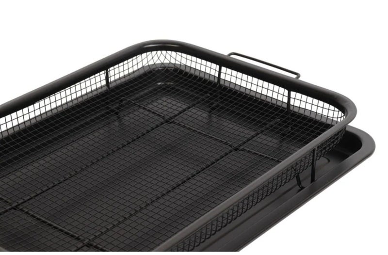 هوم فيو صينية تحمير احترافية للفرن (حجم كبير) مع شبكة تصفية الزيت - Image 4